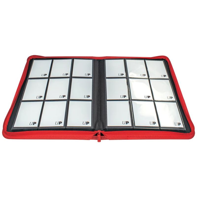 Vivid 9-Pocket Zippered Pro-Binder Portfolio (Flere Farger)