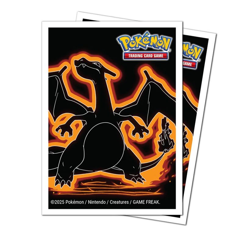 Neon Kanto Charizard Apex Deck Protector Sleeves (105)